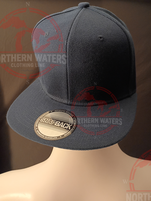 Plain Snapback Flatbill Hat